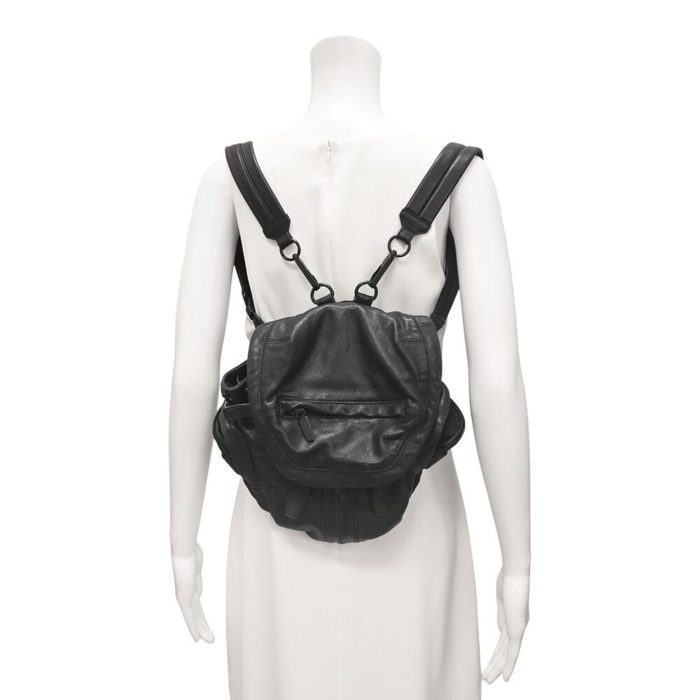Alexander Wang Black Lambskin Leather Marti Backpack - Picture 4 of 16
